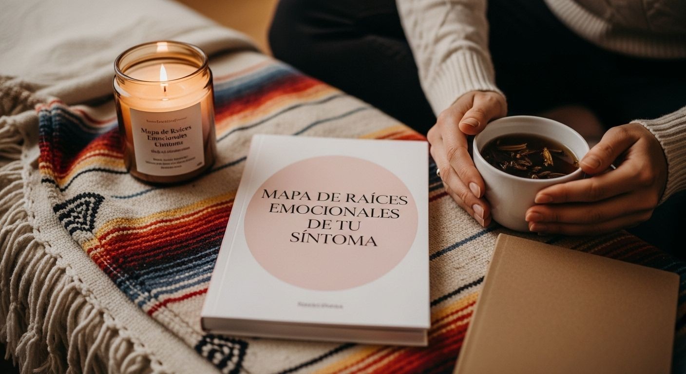 Mapa de Raíces Emocionales de tu Síntoma — guía imprimible para identificar la emoción detrás de tu síntoma y qué hacer hoy (Conócete Mejor)